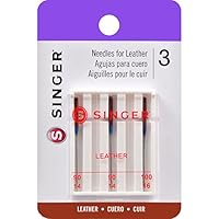 Singer piel agujas de máquina