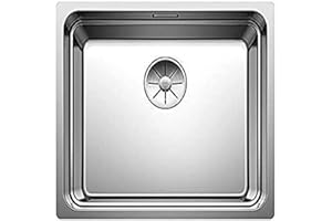 BLANCO ETAGON 500-U – Stainless Steel Kitchen Sink for 60 cm Wide Base Units – Undermount – Stainless Steel Satin Polish – 521841