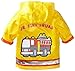 Wippette Baby Boys Inafnt Waterproof Hooded Fireman Raincoat Jacket, Gold, 12 Months