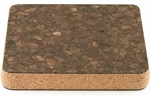 Cleverbrand Sottopentola di Sughero, Quadrato, 20 x 20 cm, Design: Sandwich