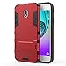 Price comparison product image Samsung Galaxy J3 2017 Case, ALDHOFA Slim Armor Shockproof Protective Hard Case Cover With Stand for Samsung Galaxy J3 2017,Samsung J3 Duos 2017 (Version J330F) Case Cover-Red