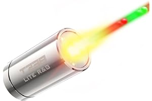 T238-Airsoft Tracer Glow in The Dark, Traceur Tactique Spitfire pour Airsoft/Gel Blaster avec Interface Filetée de 14 mm CCW