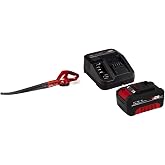 Einhell GC-CL 18 Li E - Solo, Ak&uuml;l&uuml; Yaprak &Uuml;fleme + Einhell 18V 4,0 Ah PXC Starter Kit, Ak&uuml; & Şarj Cihazı