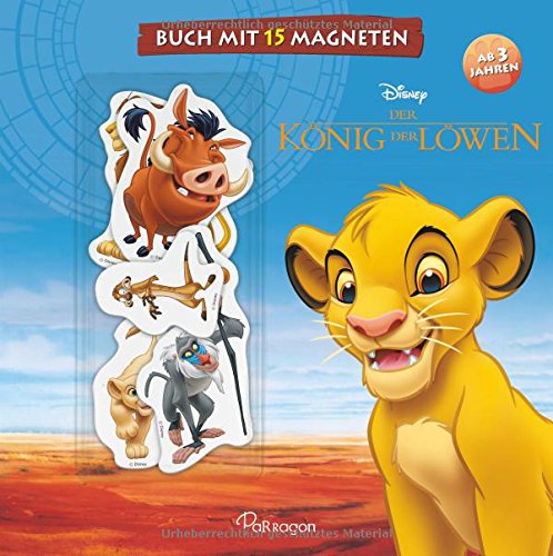 Preisvergleich Produktbild Disney König der Löwen: Buch mit 15 Magneten