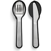 L&eacute;ku&eacute; Stainless Steel Cutlery Set with Case: Spoon-Fork-Knife