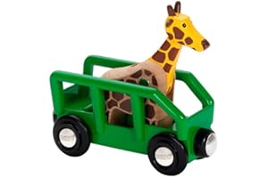 Brio 63372400 Żyrafa I Wagon (63372400) Bezpieczna Zabawka Dla Dzieci Powyżej 3 Lat