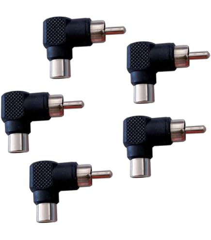 Adattatore Audio Angolare Da Jack Femmina A Spina Mono Da 1/4 Di - Foto 2