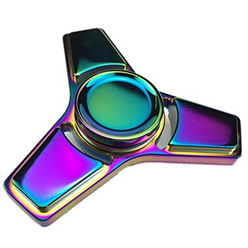 DKRhea Hand Spinner Stress Relief Toy, Colourful Aluminum Alloy Hand Spinner EDC Fidget Toy Stress Reducer DKRhea Hand Spinner Stress Relief Toy, Colourful Aluminum Alloy Hand Spinner EDC Fidget Toy Stress Reducer