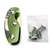 Produktbild Yharadraf 2PCS Schlüsselbund,Aluminiumschlüsselhalter Clip Organizer Ordner Smart Key Organizer Schlüssel Organizer mit Spezial Befestigungssystem (Grün)