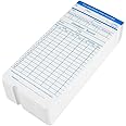 Monthly Attendance Time Cards Time Punch Clock, Employee Attendance, Recorder Timesheet, Clock Timecard - Employee Attendance-100 Pack