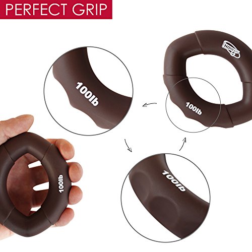 3 in 1 Hand Verstärker Grip Ringe – sehr bequem zu verwenden – Schnell erhöhen Hand Finger Handgelenk Vorderarmmuskulatur für Athleten Klettern Musiker Stress Relief & Verletzungen Rehabilitation - 4