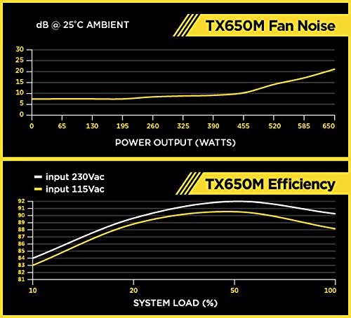 Corsair TX650M - Fuente de Alimentaci  n  Semi Modular  80 Plus Gold  650 Watt  EU 