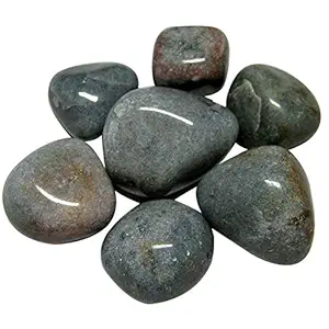 VANNI OBSESSION Dark Brown Pebbles & Garden Stones for Outdoor Indoor Pathway Aquarium Decoration (Grey, 3 Kg)