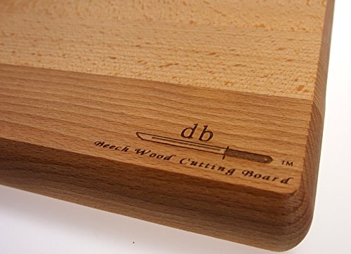 Big Buche Holz Schneidebrett Küche Schneidebrett, 40 x 30 x 4 cm | 40 x 30,5 x 4,1 cm - 4