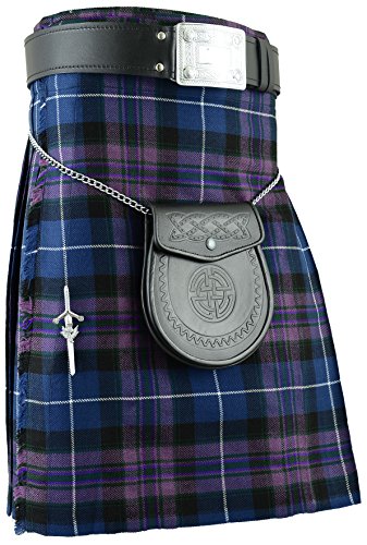 Falda Escocesa Vestido Tierras Altas Tradicional Hombres Kilt - Pride of Scotland, W38
