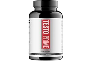 TestoPrime Testosterone Supplements for Men - Natural Male Enhancing Supplement - Tablets for Balance & Muscle Growth - Hormone Booster & Bodybuilding Support for Health & Performance (120 Tablets)