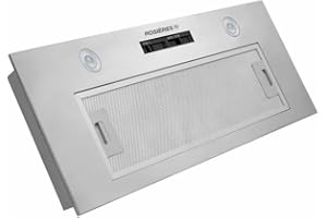 Groupe filtrant Rosieres RHG580/1IN - Hotte aspirante Intégrable - largeur 52 cm - Débit d'air maximum (en m3/h) : 606 - Niveau sonore Décibel mini. / maxi. (en dBA) : 60 / 69