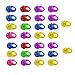Produktbild Blinkende Unebener Ring Party Gelee Leuchtend Finger Ring Spielsachen für Kinder Erwachsene 10 Stk. - 30 Packs