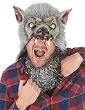 mascara latex lobo Látex y sintético Máscara hombre lobo látex adulto