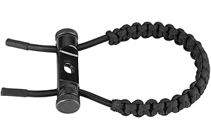 ZERONE Zer one Sling da Polso con Archery, 1Pc Tiro con L'Arco in Polsino Regolabile in Durevole e Tiro con L'Arco(Black)