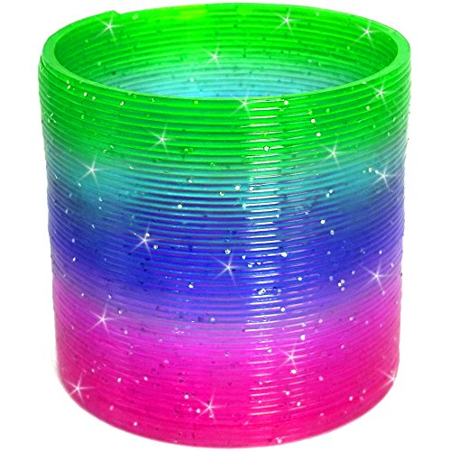 German Trendseller® – Magische – ⁂ Glitzernde ⁂ – Regenbogenspirale ┃ -NEU- ┃ Kindergeburtstag ┃ Mitgebsel ┃ inkl. ☆ Glitzer ☆ – Effekt ┃ Regenbogen – Spirale - 6