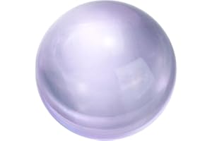 sourcing map 25mm/1" Crystal Sphere Ball Glass Solid Decorative Sphere Crystal Ball Prop Ornament for Feng Shui Divination Fortune Telling Tabletop Fountain Decoration, Purple