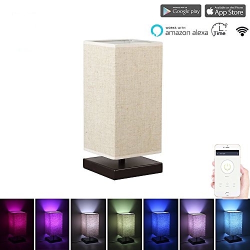 Preisvergleich Produktbild Smart lampe Tischlampe Leseleuchte LED lampe, Stimmenkontrolle Telefonsteuerung App Control,Arbeit mit Alexa (A)