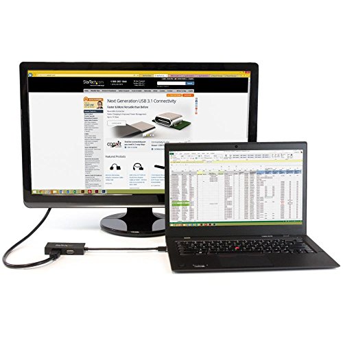 StarTech.com Mini DisplayPort auf HDMI / DVI / VGA Adapter – 3-in-1 mDP Konverter – 1920×1200/1080p – Reiseadapter - 6