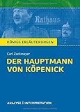 Cover zum Buch Der Hauptmann von Köpenick von Carl Z...
