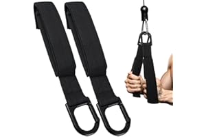 Fanwer Corda Tricipiti, Corda per Tricipiti Palestra, Maniglie Palestra, Corda per Push-Down, Scricchiolii, Facepulls, Molteplici Opzioni di Presa per l'uso a casa o in Palestra