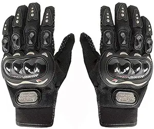 Probiker Full Racing Biking Driving Motorcycle Gloves (Black, XL)