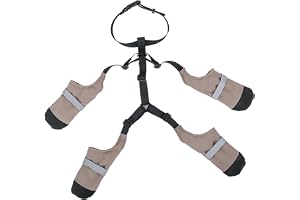 Dog Suspender Boots Anti Slip Paws Protector for Snow Day Outdoor Walking S