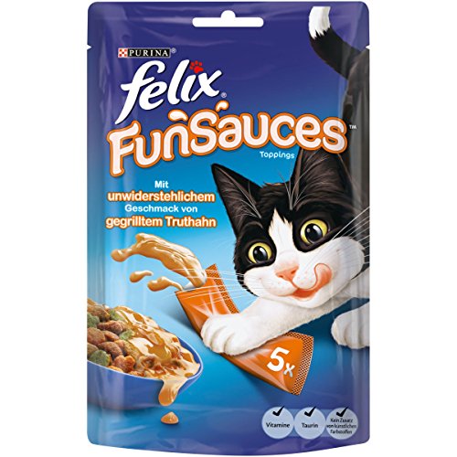 Preisvergleich Produktbild Felix Snacks Funsauces Truthahngeschmack, 5er Pack (25 x 15 g)