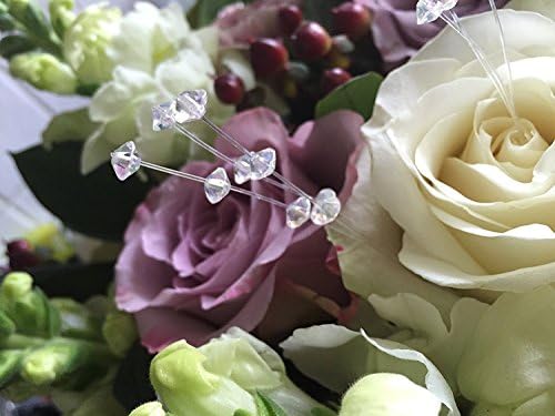 AbigailRose CLEAR CRYSTAL BEAD SPRAYS - 3 STRANDS PER SPRAY (2 Bunches)