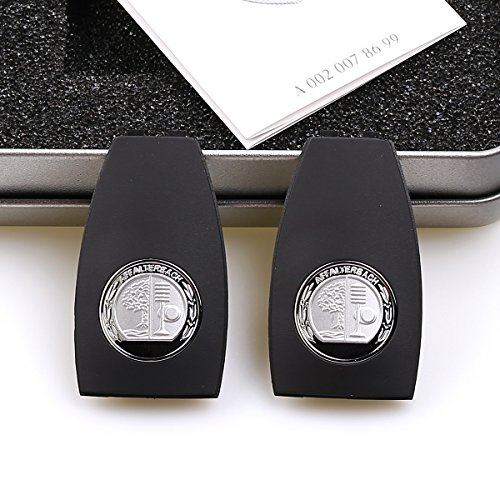 Funda Apple Tree Reyann para llave y logo AMG de Mercedes Benz A0008900023; compatible A, B, C, E, S, GLA, GLC, GLK GLS Class