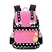 Produktbild EssVita Kind Prinzessin Style Schultaschen -Rucksack für Primary Mädchen Studenten (Style B Rosa + Black)