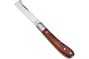 Hotmnty Coltello Da Innesto Pieghevole in Acciaio Inossidabile - Cesoia Da Giardino per Taglio Piante