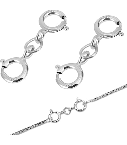 30 Chiusure A Moschettone Doppio – Oro E Argento, Per Collane E Bracciali Fai Da Te, Riparazioni E Personalizzazioni
