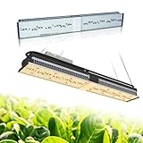 ERHÖHUNG DER PRODUKTION: Full Spectrum fördert Pflanzen, die unter dem Licht gedeihen. Deckt eine Pflanzenfläche von 2,5 x 2,5 Fuß bei 24 Zoll und eine Blumenfläche von 2 x 2,5 Fuß bei 18 Zoll ab.