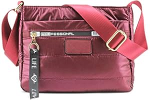 MODELISA - Bolso Bandolera Acolchada Estilo Casual Con Letras Para Mujer