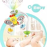 Peradix Baby Musikmobile Bettklingel Bett Hänger Musical Aufleuchten Musik 3D Biene