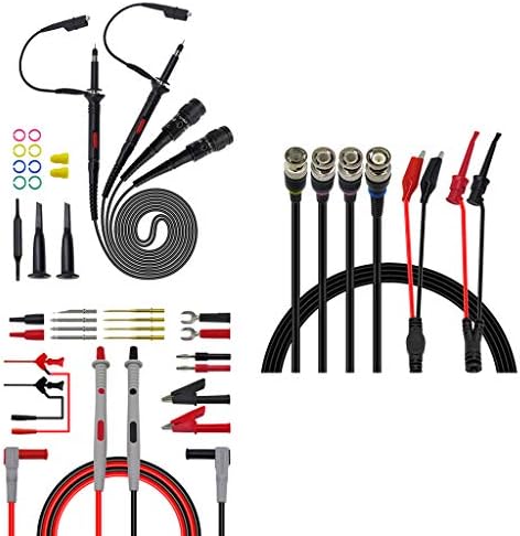 SM SunniMix Electronic Multimeter Multi Meter Test Leads, Oscilloscope Test Lead Probes Kit