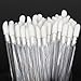 SODIAL(R) 100 Pcs Disposable Lip Brush Gloss Wands Applicator Makeup Cosmetic Tool White