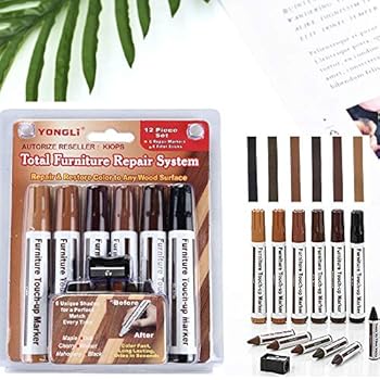 Wood Markers Repair Pen Wrapped Wax Sticks For Use On Stains Wood