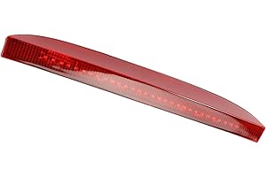KASturrboo Troisième Feu de Stop pour Clio 2, Haut 3ème Feux Stop arrière Clio II 1998-2006 7700410753 (Rouge)
