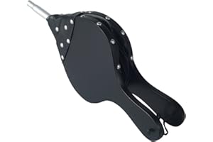 ‎TOSNAIL Tosnail Blasebalg für Kamin und Grill, Handblasebalg Luftbläser für Kamin, Grill, Outdoor Camping, Holzofen, 43 x 19 cm Schwarz