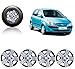 Auto Pearl Premium Quality Car Full Caps Silver 13inches Press Type Wheel Cover For - Hyundai Getz RS.1299.00