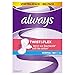 Always Twist & Flex Normal Flexible Pantiliners, Normal (4 Packs of 58)