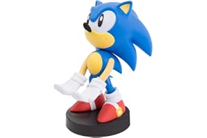 Exquisite Gaming Collectible Sonic The Hedgehog Cable Guy Device Holder - Works With Playstation And Xbox Controllers All Smartphones Classic Not Machine Specific
