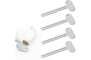 KEQAR 4 Stücke Edelstahl Tubenquetscher Tubenausdrücker Metall Zahnpasta Squeezer Tubenaufroller (Sparen Sie Zahnpasta, Cremes, Farbe, Salbe, Kein Durcheinander und Abfall mehr)